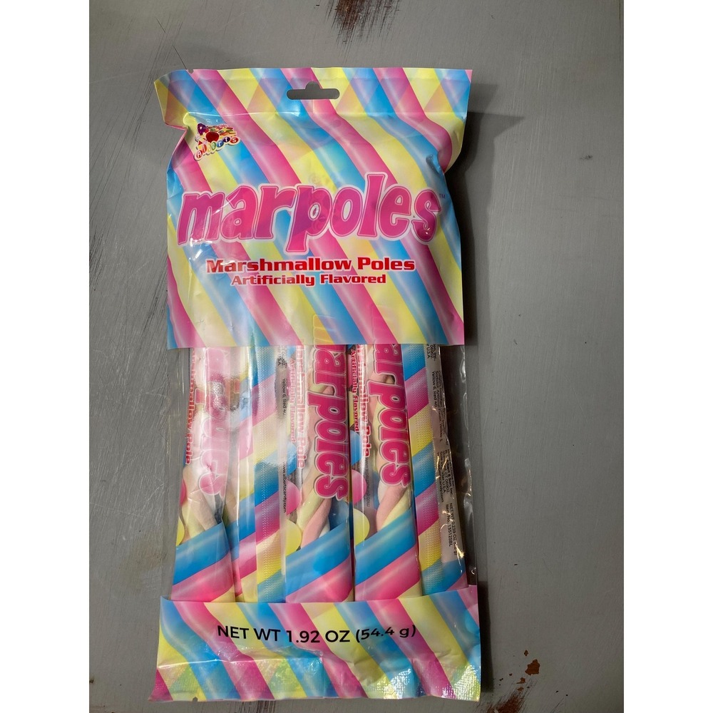 Marpoles Marshmallow Twists Individually Wrapped Candy